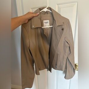 Vegan Leather jacket - Abercrombie & Fitch